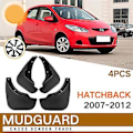 Miniatyrbillede 2 af 5: 4 stk. stænklapper til Mazda 2 Back 2007-2012
