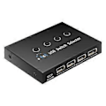 Miniatyrbilde 1 av 5: 4 inn 4 ut KVM USB2.0 Switch Hub Adapter USB2.0 Printer Splitter Switch for PC Laptop Tastatur Mus Skjerm