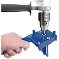 Miniatyrbild 3 av 4: Träbearbetning Diy Dubbningsjig Borrguide Borrning Hål Passar 6/8/10mm Bits Stans Verktygssats