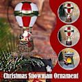 Miniatyrbild 4 av 5: Lysande Julgransprydnader Harts Husdekoration Tomte Varmluftsballong Miniatyr Juldekoration A