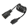 Miniatyrbilde 3 av 5: Pinto Pin Tilhengerkontakt Adapter Plugg, 7-veis Rund til Tilhenger Ledningsnett Adapter Messing Terminal Ledningsnett Adapter for Tilhengere Kraftig Ytelse