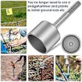 Pikkukuva 4 / 5: SDS Plus maadoituselektrodin asennusadapteri poravasaroille metallia, maadoituselektrodin asennusadapteri GBH-3-28 GBH2-26 -malleille (19mm)