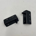 Miniatyrbillede 2 af 5: 2 stk./sæt Tykk sort jernretvinklede svinghængsler Hardware tilbehør