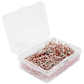 Miniatyrbillede 3 af 5: 150 Stykker Guld Søde Papirclips Mini Clips Hjerteformede Papirclips Bogmærke Clips Til Kontorartikler