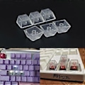 Miniatyrbild 3 av 5: Gaming Tangentbord 10st Cherry Profil R4 Transparent Lager ABS Matt Bakgrundsbelysta Tangenter för Mekaniskt Tangentbord DIY