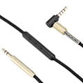 Miniatyrbilde 3 av 5: 3,5 mm lydkabel Hi-Fi Stereo TPE-ledning Lav Latens Tapsfri Lydoverføring (Med Mikrofon)