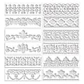 Pikkukuva 1 / 5: 12 kpl Kukka Reunamuotti Sapluunat Mandala Sapluunat Uudelleenkäytettävät Leikkausmaalausmallit DIY Askartelusapluunoihin, 12 x 3,9 tuumaa