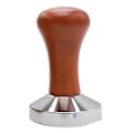 Miniatyrbild 1 av 5: Kaffepress Trä Rostfritt Stål Bas Lämplig för Espressomaskin Tillbehör 51mm