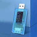 Miniatyrbild 5 av 5: 0,96 tums IPS LCD-skärm 13 i 1 Multifunktionell USB-testare Spänning Ström Effektmätare Voltmeter Amperemeter DC 4-30V 5A