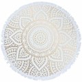 Pikkukuva 1 / 5: Nopea kuivuva pyöreä rantapyyhe, abstrakti kuvio mandala rantapyyhe, joogamatto, suihkupyyhe, kylpypyyhe