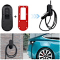 Pikkukuva 2 / 5: EV-laturin kaapeliteline seinälle, latauspistooli pidike, latauspistooli ripustin, Tesla Model 3 Model Y