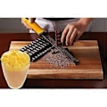 Miniatyrbillede 5 af 5: Citrus Citron Zester & Ostehøvl - Parmesanost, Citron, Ingefær, Hvidløg, Muskatnød, Chokolade, Grøntsager, Frugter - Knivskarpt Rustfrit Stål Blad