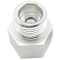 Miniatyrbilde 1 av 5: 1x Co2 Tank Adapter Messing Sylinder Hunn Cga 320 Til Hann W21.8 Konverter Kobling Co2 Regulator O
