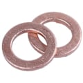 Miniatyrbillede 4 af 5: 50 stk. kobber knuse skive flad tætningsring fitting 6mm X 10mm X 1mm