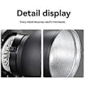 Miniatyrbild 2 av 5: Standard Reflektor Diffuser Lampskärm Skål 55 Grader för Bowen Mount Studio Strobe Blixtljus Speedlites