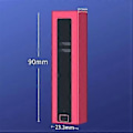 Miniatyrbilde 3 av 5: F2 Projeksjonstastatur Mobiltelefon Datamaskin Universell Stemmesending Mus Funksjonstastatur, Rød