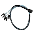 Pikkukuva 1 / 5: Sisäinen Mini Sata -kaapeli, Sff-8643 - Sata Breakout -yhteensopiva