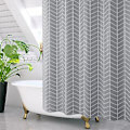 Miniatyrbillede 1 af 5: Bruseforhæng Vandtæt 180 X 200 Cm Polyester, grå