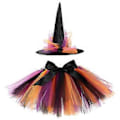 Pikkukuva 1 / 2: Soimiss 1 Set Halloween Lasten Vaatteet Noidan Hattu Hame Juhla Esiintymisasu