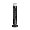 Miniatyrbillede 1 af 5: Bærbar Luftkøler Ventilator, Strømlinet Tårnventilator med LED, Kraftig Vind, Pladsbesparende, Bladløst Design, USB Interface Sort