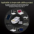 Pikkukuva 3 / 5: 50 kpl Cat6 Rj45 -liitin Utp-kaapeli Etet 8p8c Cat 6 modulaariset pistokkeet 6,5 mm Rj45:llä