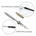 Miniatyrbild 3 av 5: Värmeinsättningsverktyg M2 M3 M5 M6 M7 M8 Smältlim Mässing Räfflad Mutter Inbäddad Spetsadapter Kit 3D-Printad för Toaiot3D