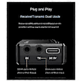 Pikkukuva 5 / 5: Langattomat kuulokkeet Bluetooth 5.2 Lähetin Vastaanotin Matala viive Dual Link Langaton audioadapteri AUX Autoon