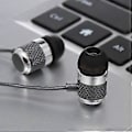 Pikkukuva 4 / 5: 3,5 mm:n langalliset nappikuulokkeet stereomusiikilla, älypuhelimen kuulokkeet, handsfree-mikrofoni