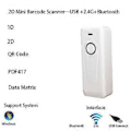 Pikkukuva 4 / 5: Kannettava pieni langaton viivakoodinlukija ja Bluetooth 1D/2D QR-viivakoodinlukija Androidille (musta)