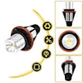 Miniatyrbillede 5 af 5: 2 stk. 10W Chip LED Angel Eyes Marker Ring Lyspære til E39, E59