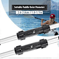 Miniatyrbillede 4 af 5: 2 stk. Paddle Connector Sort Skruet Samling Passer til Kajak Kano Stand Up Paddle