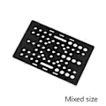 Miniatyrbillede 5 af 5: 20-80mm Aluminium Gantry Plade V-Slot Gantry Til Profiler CNC-Maskindele 3D Printerdele Sort