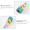 Miniatyrbillede 4 af 5: R1234yf til R134a Lavtryks Hurtigkobling, R12 til R134a Slangeadapter Fittingsstik til Bil Aircondition