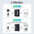 Miniatyrbild 3 av 5: 4K X 2K-kompatibel Switch Bi-Direction 2 Portar Splitter Switch för Laptop PC /4 TV Box Adapter(B)