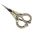 Miniatyrbillede 2 af 5: Retro Skarpe Broderisaks i Rustfrit Stål til Husholdnings Papirklip Bronze