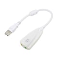 Miniatyrbilde 5 av 5: Lett USB2.0 Eksternt Lydkort 7.1 Kanal Ekstern Lydadapter
