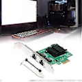 Miniatyrbillede 2 af 5: 2-Port PCIE Kort Netværkskort RJ45 Spil Netværkskort Kablet PCIEX4 LAN Adapter Kort til Desktop