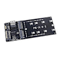 Pikkukuva 2 / 5: M2 SSD -sovitin M.2 SATA Ngff SSD - SATA + M2 NVME SSD - SFF-8654 -muunnin SATA - M2 -laajennuskortti