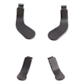 Miniatyrbilde 5 av 5: Erstatningsdeler for kontrollspaker i rustfritt stål - for Xbox One Elite Controller Series 2 - 4 stk