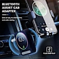 Miniatyrbilde 4 av 5: Bluetooth 5.3 AUX Biladapter Bluetooth Audio Mottaker Støyreduserende Bilmusikkadapter Innebygde Mikrofoner Håndfri Svart