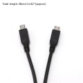 Miniatyrbilde 4 av 5: Bærbar USB hann til universell mikro USB dobbel hann Y-adapter splitterkabel