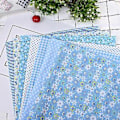 Miniatyrbild 1 av 5: 7 st Blandade Fat Quarter-tygbitar Quilt Quilting Bomullstyg Sömnad DIY-set