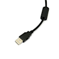 Miniatyrbillede 5 af 5: Mini Usb B Type 5pin Højre D 90 Grader Til Usb 2.0 Datakabel Med Emi Ferritkerne 5