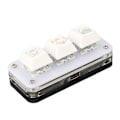 Miniatyrbild 3 av 5: 3 Tangenters Mini Keypad USB Mekaniskt Gaming Programmerbart Macro Tangentbord Blå Switch med RGB Bakgrundsbelysning för PC Kontorsarbete Tecknat