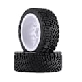 Pikkukuva 5 / 5: 66mm 1/10 Rc Auton Renkaat On Road Touring Auton Renkaat Vanteet Tt01 Tt02 Tt02b Xv01 Ta06 Ptg-2 ,valkoinen