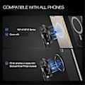 Miniatyrbilde 5 av 5: Sammenleggbart Magnetisk Tripod Telefonstativ Smartphone Skrivebordsholder for 15 14 13 12 Magnetstativ