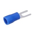 Miniatyrbilde 3 av 4: 100 stk. Gaffelterminal Isolert 16-14AWG Ledningskrympekontakt Sett Kit for Utstyr