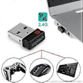 Miniatyrbild 4 av 5: Trådlös Dongel Mottagare Unifying USB Adapter för logitech- Mus Tangentbord Anslut 6 Enheter för MX M905 M510 M505 M950