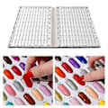 Miniatyrbillede 4 af 5: 216 Farver Negletipper Display Bog DIY Neglekunst Fremvisningshylde Gel Farvekort Diagram Maleri Display B