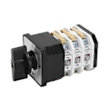 Miniatyrbild 4 av 5: Universell Elektrisk Kamomkopplare Vridomkopplare LW12D‑16YH3/3 220V‑380V 16A 4 Positioner